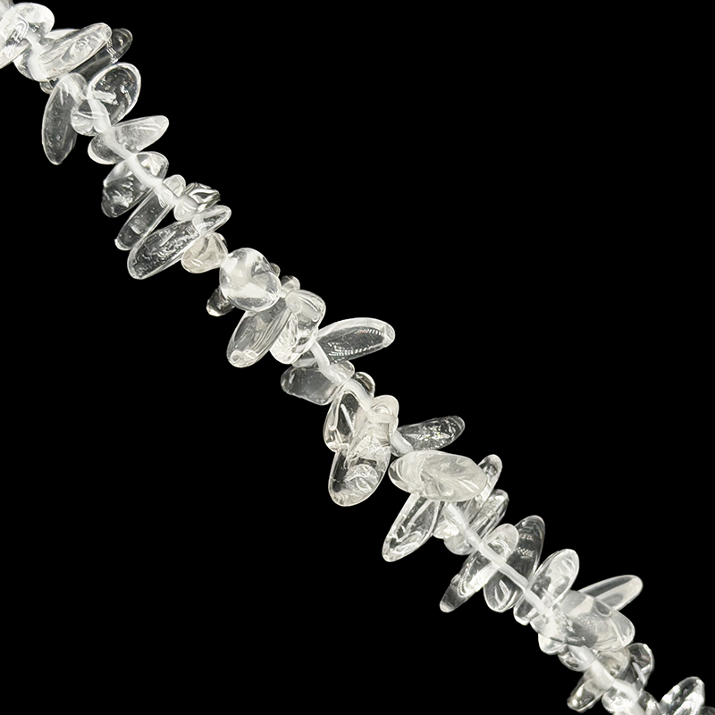 Fil 40 cm Grosses Perles Baroques Cristal de roche