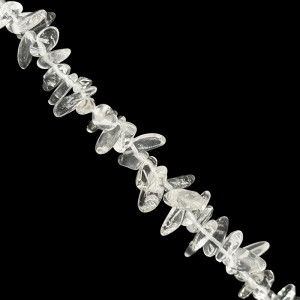 Fil 40 cm Grosses Perles Baroques Cristal de roche