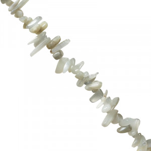 Fil 40 cm Grosses Perles Baroques Pierre de Lune