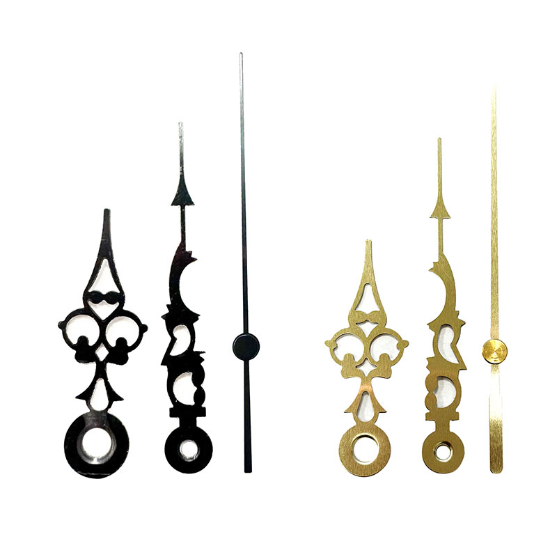 Aiguilles aluminium noires ou dorées les 50