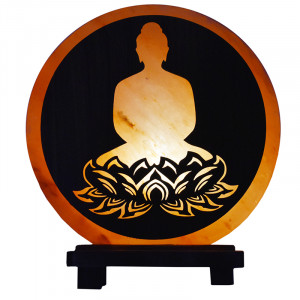 Lampe en sel Bouddha