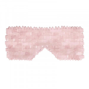 Masque Oculaire en Quartz Rose