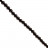 FIL 6 ou 8 MM - 39 CM - Bois d'Ébene
