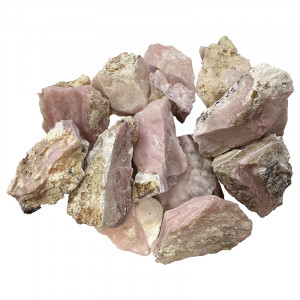 Opale Rose brute en provenance du Pérou - Le kg - 5 à 8 cm
