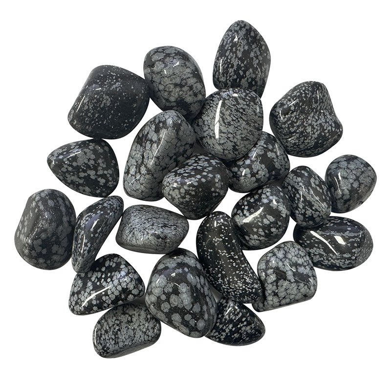 Obsidienne mouchetée USA pierres roulées les 500 grs