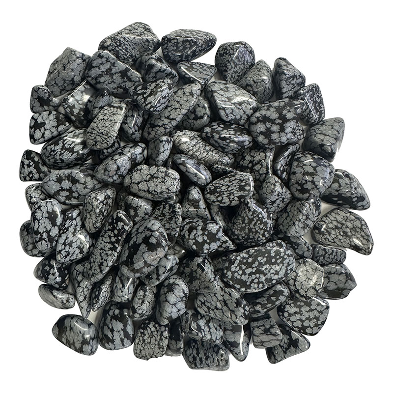 Obsidienne mouchetée USA pierres roulées les 500 grs