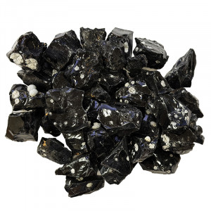Obsidienne mouchetée brute - Mexique - Sachet 1KG