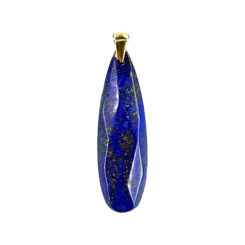 Pendentif goutte facettée bélière Bronze