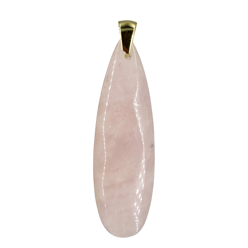 Pendentif goutte facettée bélière Bronze