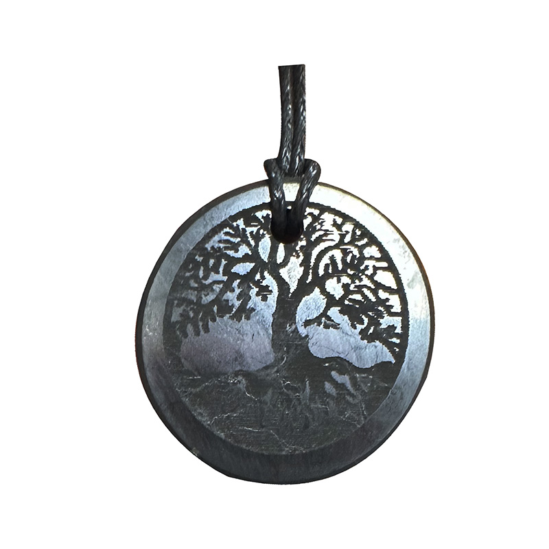 Pendentif Shungite - Arbre de vie - La pièce