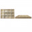 Plateau en Bois de Pin Disponible avec 6, 12, 18 ou 24 compartiments