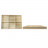 Plateau en Bois de Pin Disponible avec 6, 12, 18 ou 24 compartiments