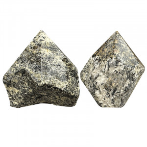 Epidote pointe polie et base sciée