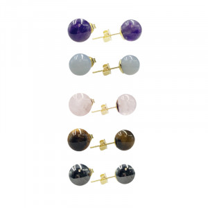 Puces d'oreilles 6 mm les 10 paires