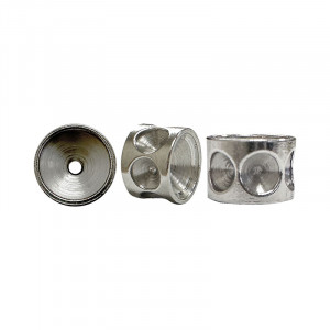 Intercalaire strass creuse en acier 304