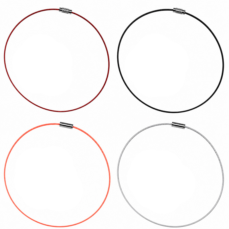 Tour de cou cable gaine 25 pces