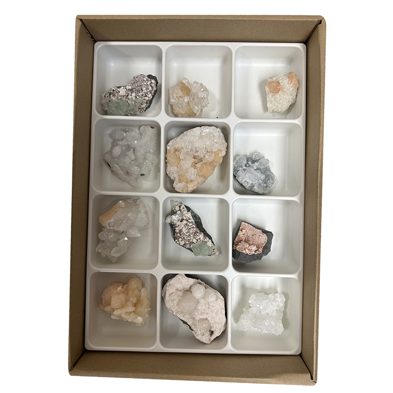 Zéolite en provenance d'Inde conditionnement en flat/carton