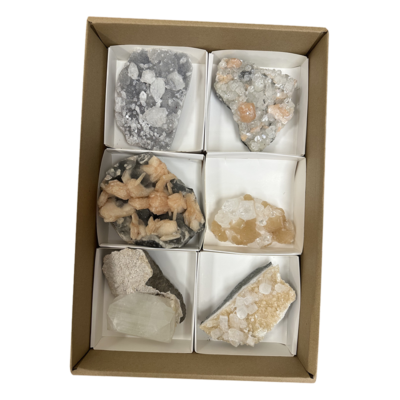 Zéolite en provenance d'Inde conditionnement en flat/carton