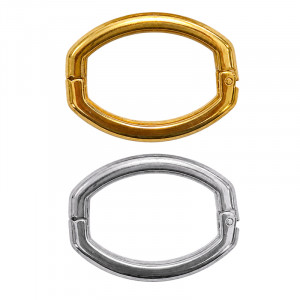 Fermoir pour collier torsade – Doré ou argenté – Lot de 20 pièces