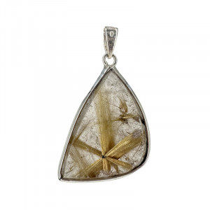 Pendentif Quartz rutile - Pièce unique - 202511_291