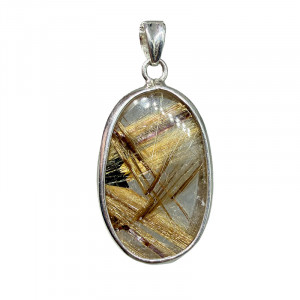 Pendentif Quartz rutile - Pièce unique - 202511_293
