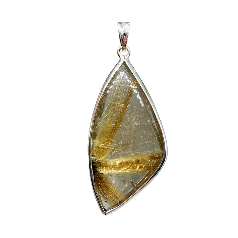 Pendentif Quartz rutile - Pièce unique - 202511_295