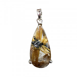 Pendentif Quartz rutile - Pièce unique - 202511_296