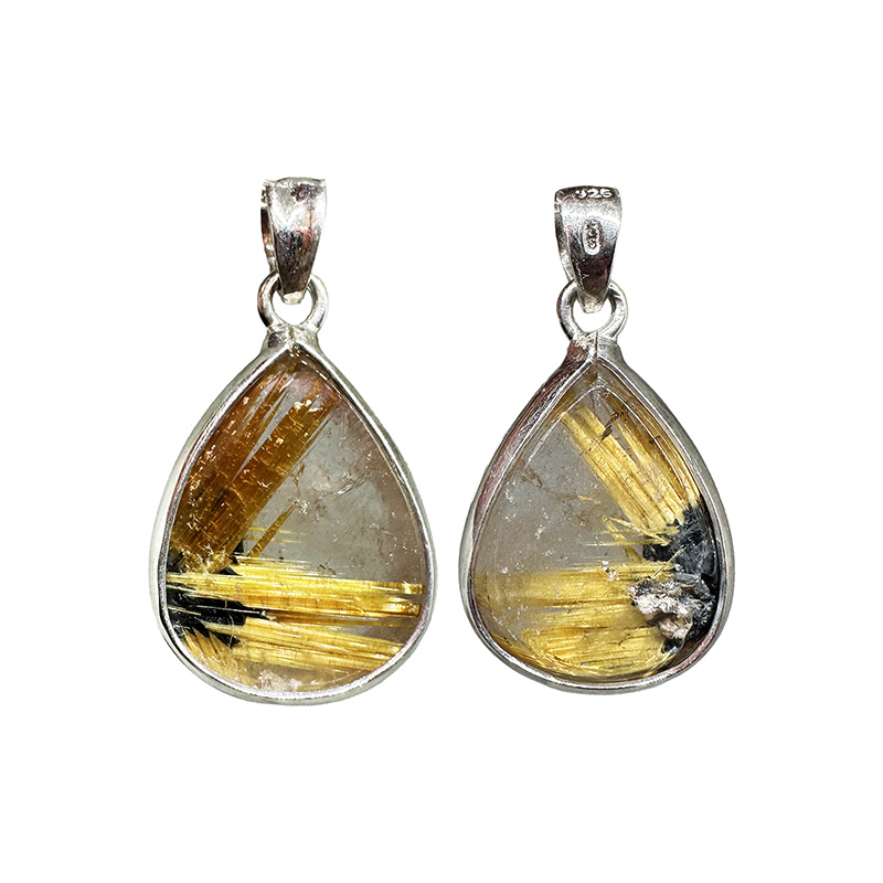 Pendentif Quartz rutile - Pièce unique - 202511_297