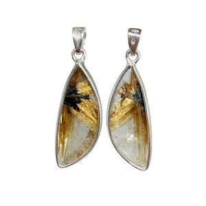 Pendentif Quartz rutile - Pièce unique - 202511_299