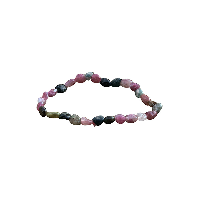 Bracelet tourmaline multicolore grains les 4