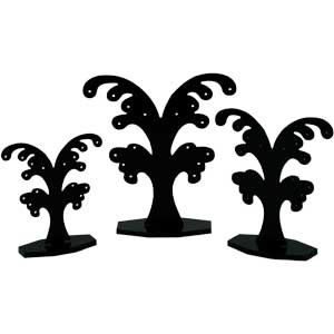 Prés. boucles d'oreilles H. 8. 10. et 12cm 2*3pcs