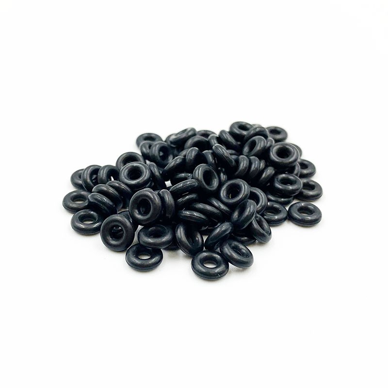 Rondelle noire silicone pour fixation