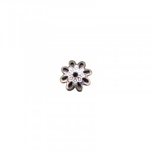 Coupelle ajourée 6mm lot 30 pcs argent 0.925