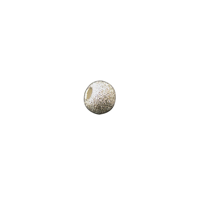 Boules argent 5mm 20pcs gros trous