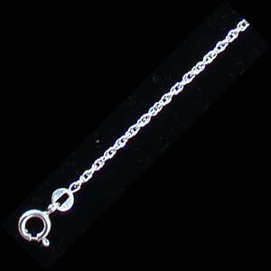 CHAÎNE - CORDE SIMPLE - ARGENT 0.925 - 45 CM