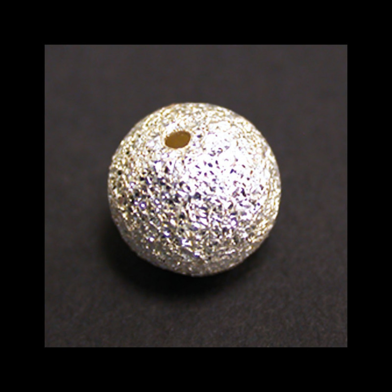 Boules argent 6mm 20pcs petits trous