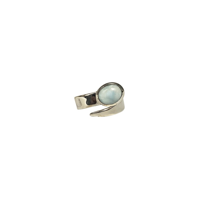 Bague Réglable Argent 0.925 Rhodié - Différentes Pierres
