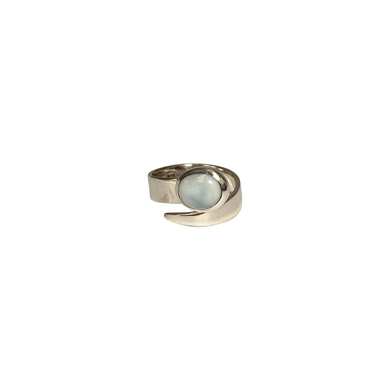 Bague Réglable Argent 0.925 Rhodié - Différentes Pierres
