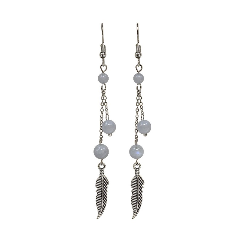 Boucles d'oreilles plume