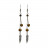 Boucles d'oreilles plume