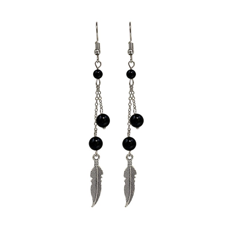 Boucles d'oreilles plume
