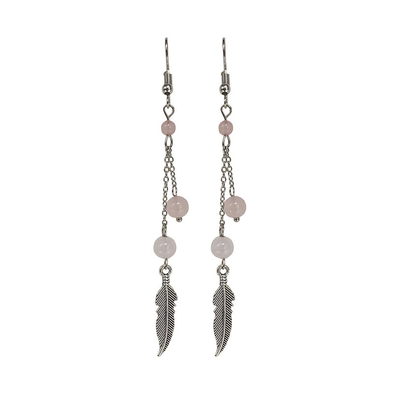 Boucles d'oreilles plume