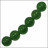 Collier jade Taipei (teinté) boules 4 à 10 mm - 42cm
