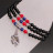 Bracelet 3 rangs trefle plusieurs coloris