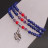 Bracelet 3 rangs trefle plusieurs coloris