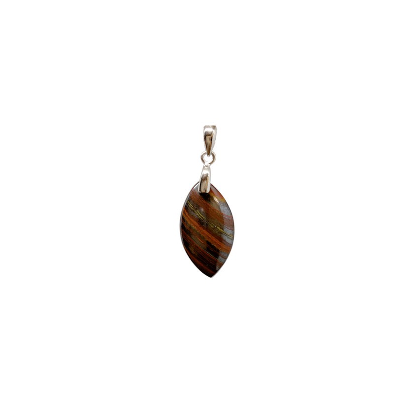 Pendentif œil de fer argent 925 rhodié
