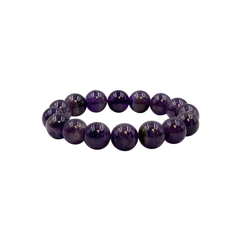 Bracelet Améthyste - boules 3 à 12 mm