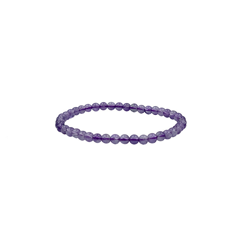 Bracelet Améthyste - boules 3 à 12 mm