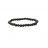 Bracelet en lave noire - Lot de 10 pcs - existe en 4, 6, 8, 10 mm