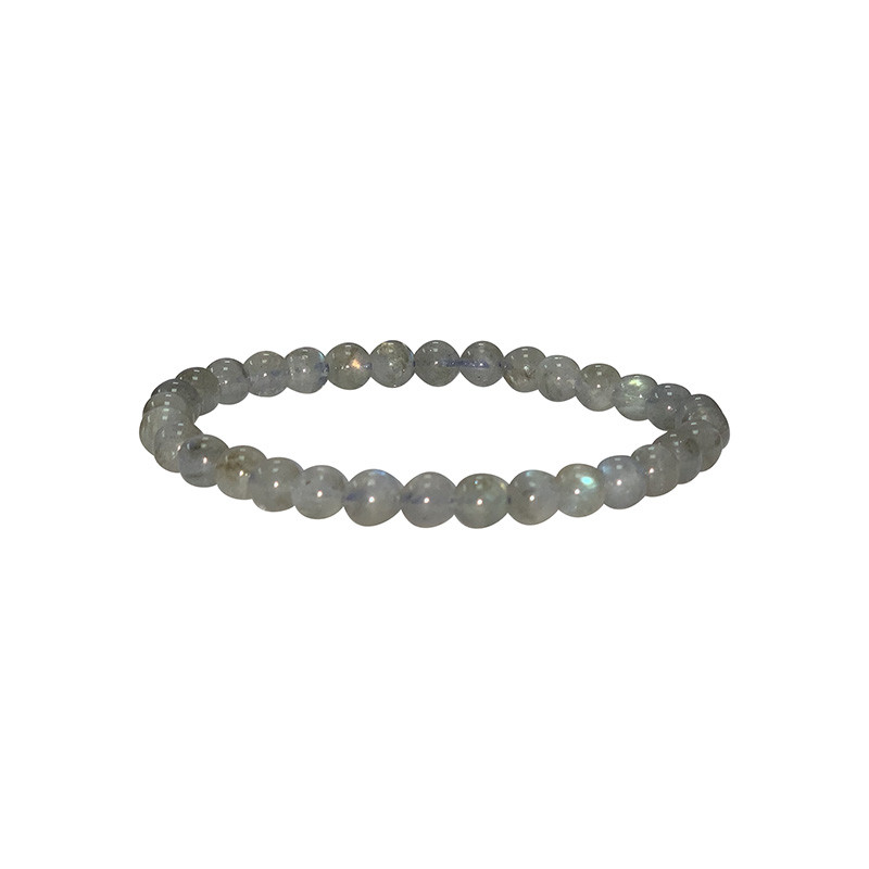 Bracelet Labradorite boules 3 à 8 mm